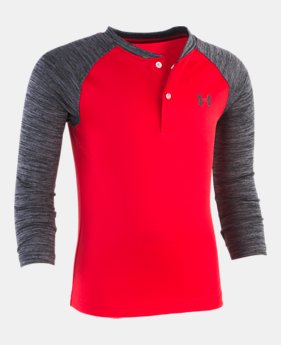 Boys' Pre-School UA Raglan Henley 2 Colors Available $28.99