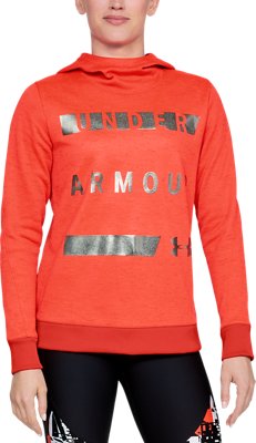 bright orange under armour shirt