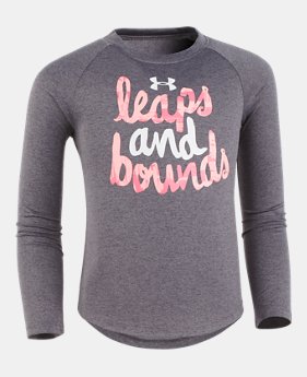 New Arrival Girls' Toddler UA Leaps & Bounds Long Sleeve $24.99