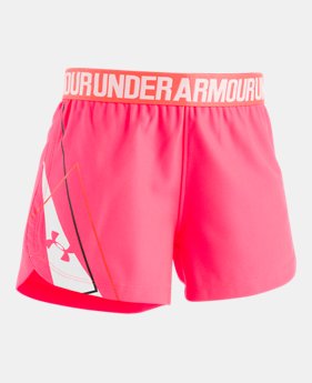 New Arrival Girls' Toddler UA Play Up Shorts Graphic 1 Color Available $19.99