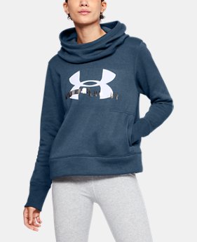 Women's UA Rival Fleece Logo Hoodie 1 Color Available $50
