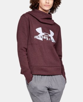 Women's UA Rival Fleece Logo Hoodie 1 Color Available $50