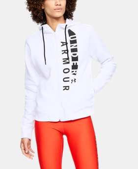 Women's UA Rival Fleece Full Zip Hoodie 1 Color Available $60