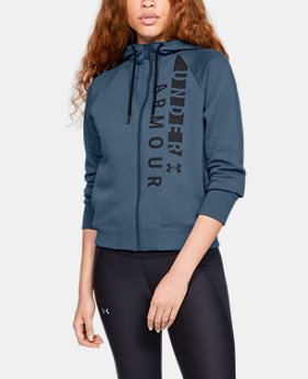 New Arrival Women's UA Rival Fleece Full Zip Hoodie 1 Color Available $60