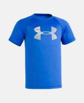 Boys' Toddler UA Speedlines Big Logo Short Sleeve 1 Color $17.99