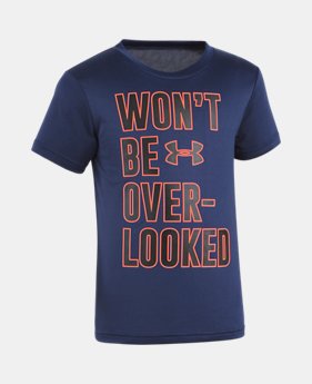 Boys' Pre-School UA Won’t Be Overlooked Short Sleeve Shirt 1 Color $10.49