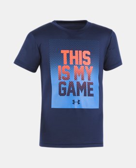 Boys' Toddler UA This Is My Game Short Sleeve Shirt 1 Color $10.49