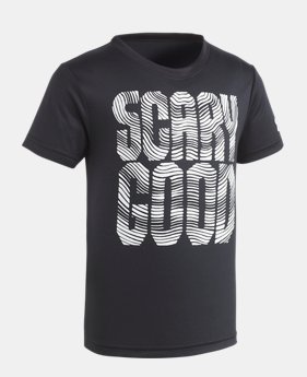 New Arrival Boys' Pre-School UA Scary Good Short Sleeve Shirt 1 Color $17.99