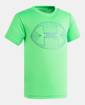 Boys' Toddler UA Football Big Logo Short Sleeve 1 Color $13.99