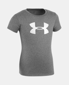 Girls' Toddler UA Foil Big Logo Short Sleeve T-Shirt $10.49