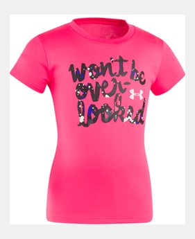 New Arrival Girls' Toddler UA Won’t Be Overlooked Short Sleeve T-Shirt 1 Color $17.99