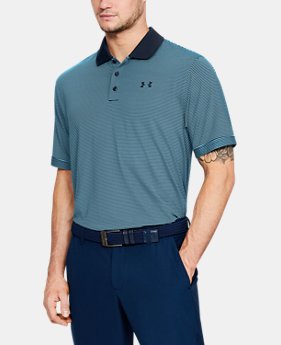 Men's UA Performance Polo Patterned 2 Colors Available $60
