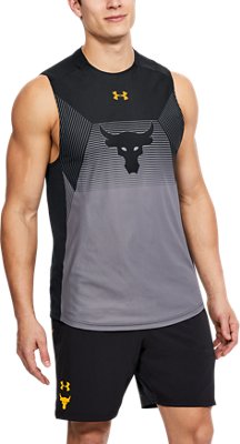 under armour men's project rock vanish sleeveless hoodie