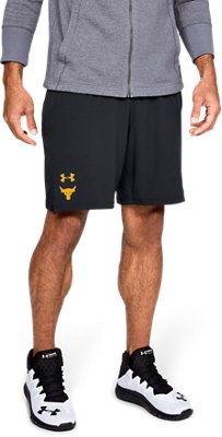 Buy Under Armour Men's Project Rock Compression Shorts Black in