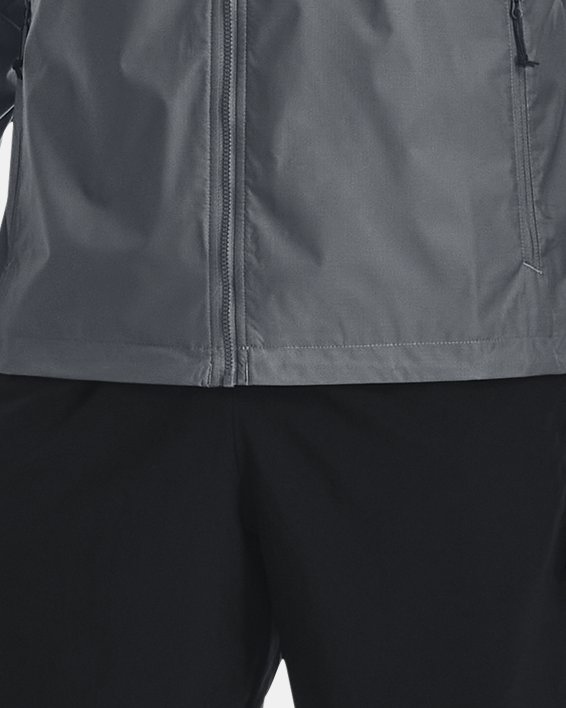 Under Armour Forefront rain jacket in black
