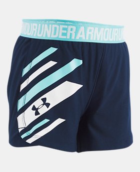 Girls' Pre-School UA Graphic Play Up Shorts 3 Colors Available $19.99