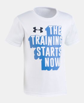 Boys' Pre-School UA The Training Starts Now T-Shirt LIMITED TIME: FREE U.S. SHIPPING 1 Color Available $17.99