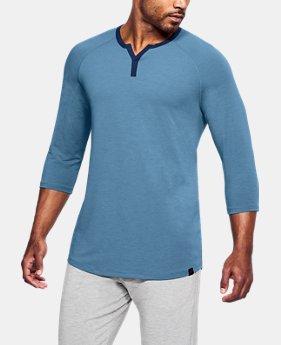 Men's Athlete Recovery Sleepwear Henley 1 Color $60