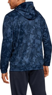 blue camo under armour hoodie