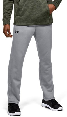 gray under armour sweatpants