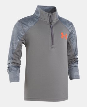 Boys' Pre-School UA Utility Camo ¼ Zip 1 Color Available $34.99
