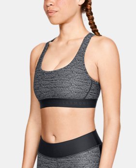 New Arrival Women's UA Crossback Jacquard Sports Bra 1 Color Available $40
