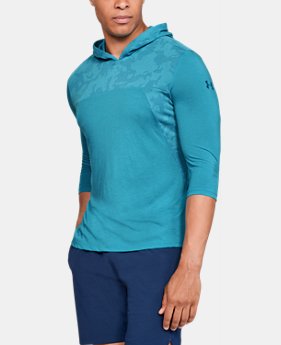 Men's UA Siro Elite ¾ Sleeve Hoodie FREE U.S. SHIPPING 1 Color Available $45