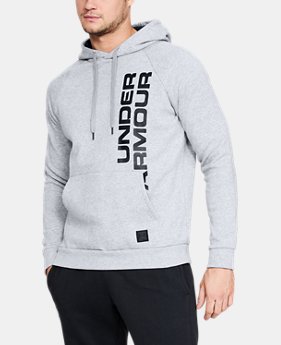 Men's UA Rival Fleece Script Hoodie LIMITED TIME ONLY 1 Color Available $29.99