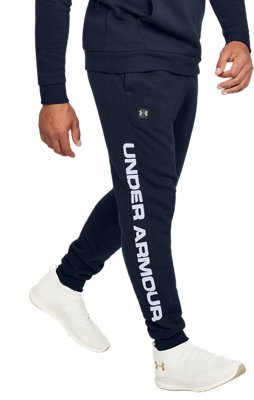 ua rival fleece script joggers