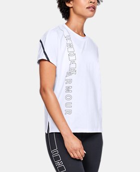 New Arrival Women's UA Lighter Longer Graphic T-Shirt 1 Color Available $35