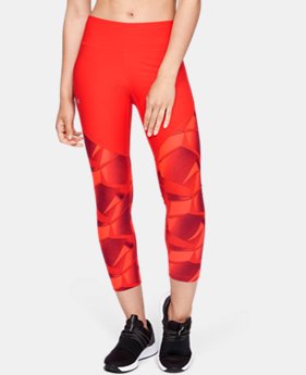New Arrival Women's UA Vanish Printed Crop 1 Color Available $65