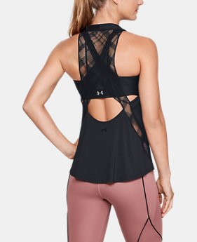 New Arrival Women's UA Misty Embroidered Tank 2 Colors Available $55
