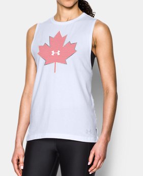 UA Canada Maple Leaf Tank 1 Color Available $26.24