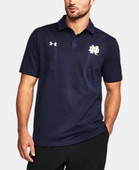Men's Notre Dame UA Tour Polo 1 Color Available $63.99