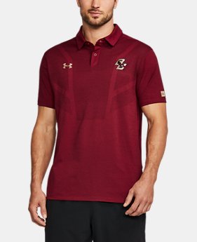 Men's Boston College UA Tour Polo 1 Color Available $63.99