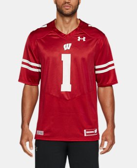 New Arrival Men's Wisconsin Replica Jersey 1 Color $94.99