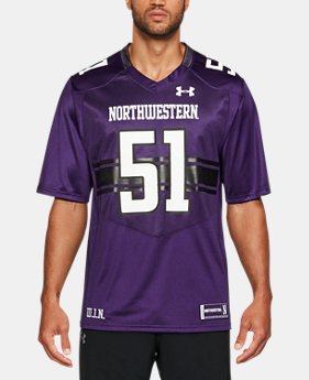New Arrival Men's Northwestern Replica Jersey 1 Color $94.99