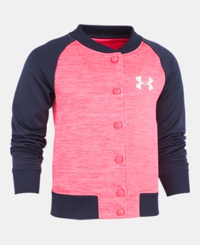 Girls' Pre-School UA Elevated Armour Fleece® Jacket 1 Color $35.99