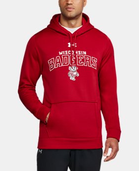 Men's Wisconsin Armour® Fleece Hoodie 1 Color Available $74.99