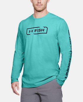 Men's UA Fish Icon Long Sleeve 3 Colors $30