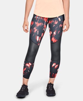 Women's UA Speedpocket Run Printed Crop 4 Colors Available $90