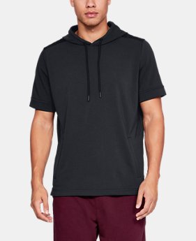 New Arrival Men's UA Microthread Terry Short Sleeve Hoodie FREE U.S. SHIPPING 4 Colors Available $55