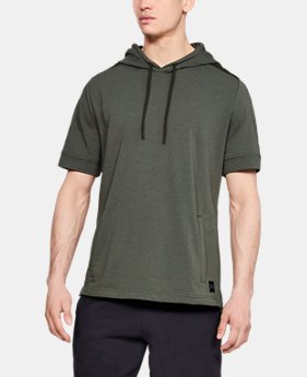 Men's UA Microthread Terry Short Sleeve Hoodie 1 Color Available $55