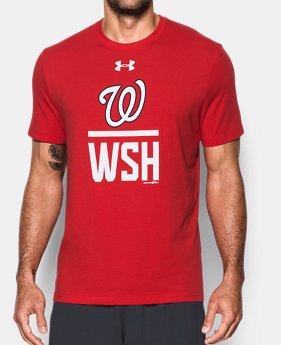 Men's Washington Nationals Lockup T-Shirt $34.99