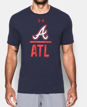 Men's Atlanta Braves Lockup T-Shirt 1 Color $26.99