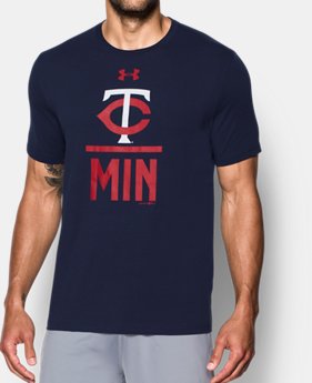 Men's Minnesota Twins Lockup T-Shirt 1 Color $34.99