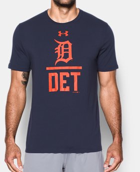 Men's Detroit Tigers Lockup T-Shirt 1 Color $26.99