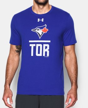 Men's Toronto Blue Jays Lockup T-Shirt 1 Color $26.99