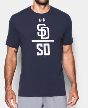 Men's San Diego Padres Lockup T-Shirt 1 Color $34.99