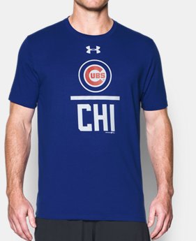 Best Seller Men's Chicago Cubs Lockup T-Shirt $34.99